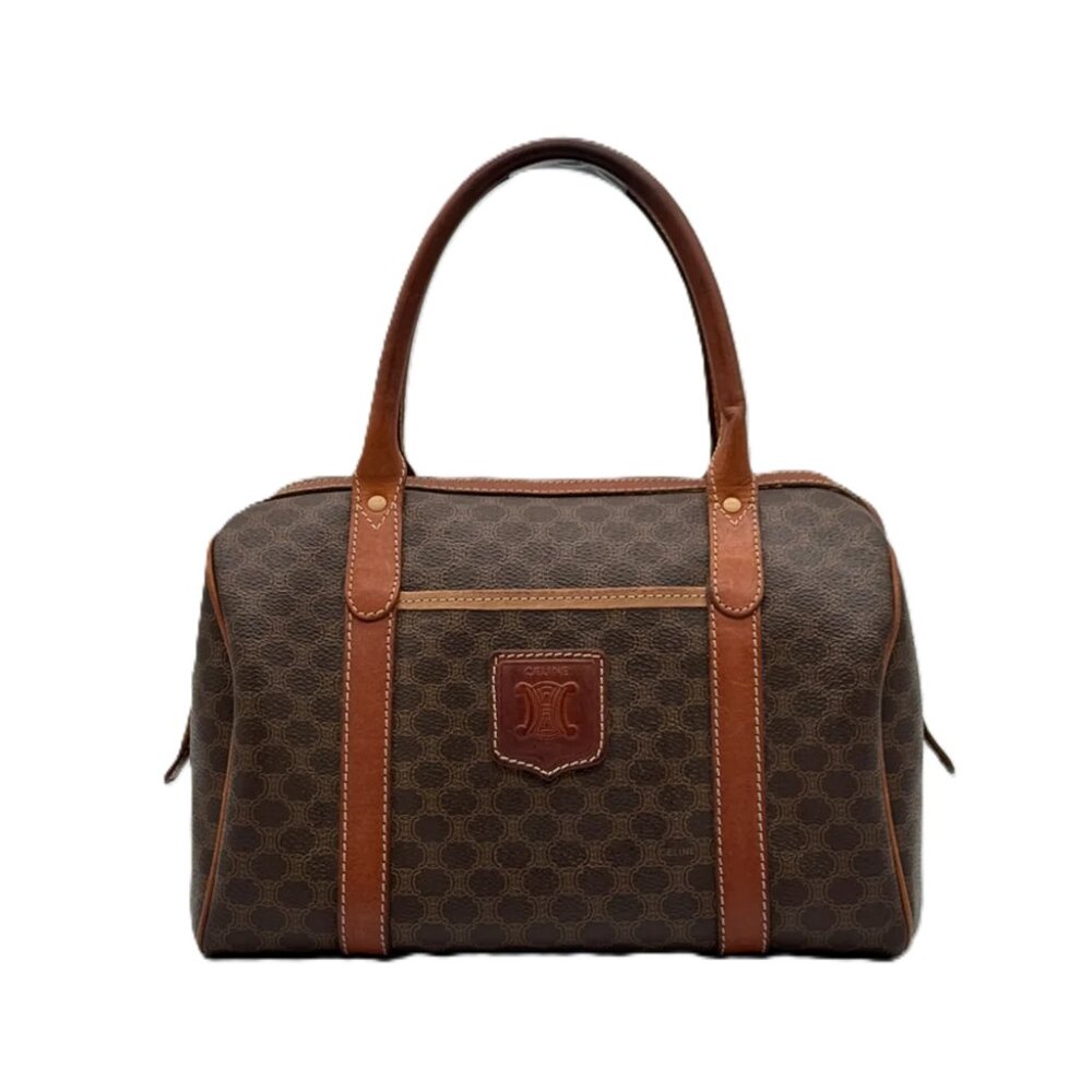 Celine Brown and Tan Satchel